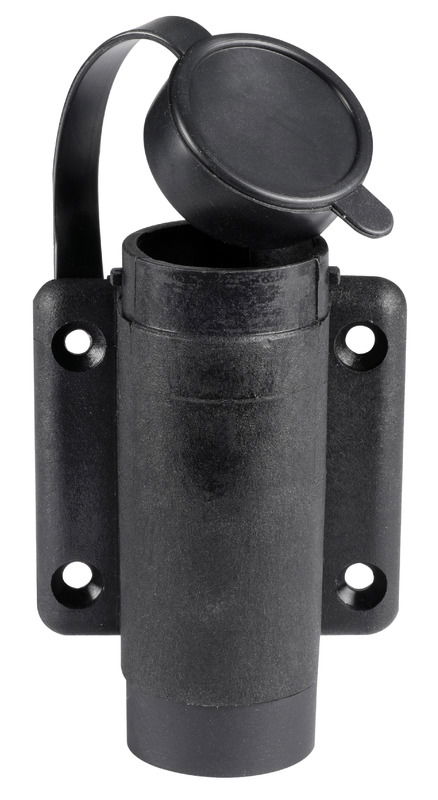 Nylon bulkhead 3 contacts black