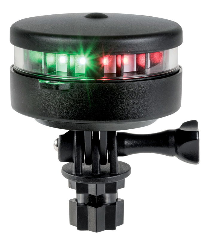 3 modalità di funzionamento: Luce rossa 112,5° (autonomia 16h), Luce verde 112,5° (autonomia 16h), luce rossa+verde 112,5°+112,5° (autonomia 10h).