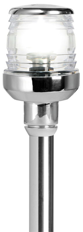 Per imbarcazioni < 20 m. In acciaio inox AISI 316 lucidato, con base in acciaio inox 316 + nylon gomma. Inserendo l’asta, si attiva il contatto.