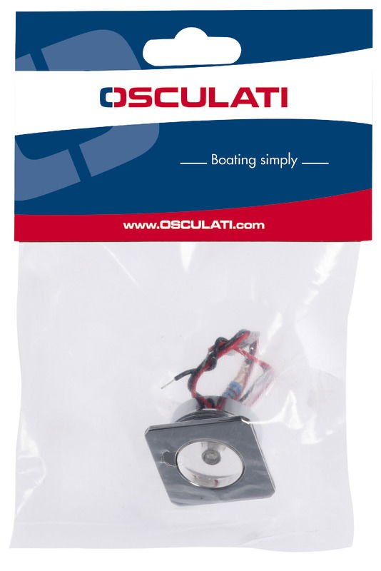 In ottone cromato. Montaggio a pressione.