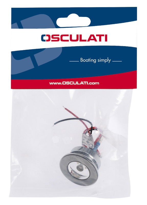 In ottone cromato. Montaggio a pressione.