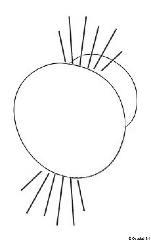 Corpo tecnopolimero, cover in acciaio Inox AISI 316 lucidato a specchio