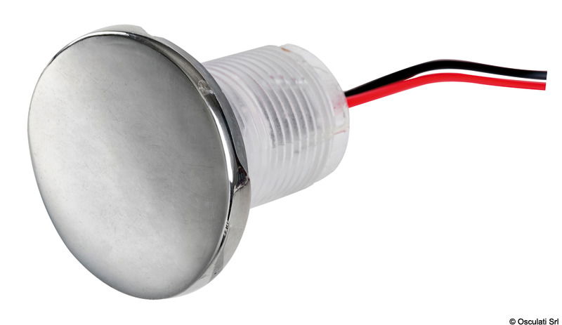 Corpo tecnopolimero, cover in acciaio Inox AISI 316 lucidato a specchio