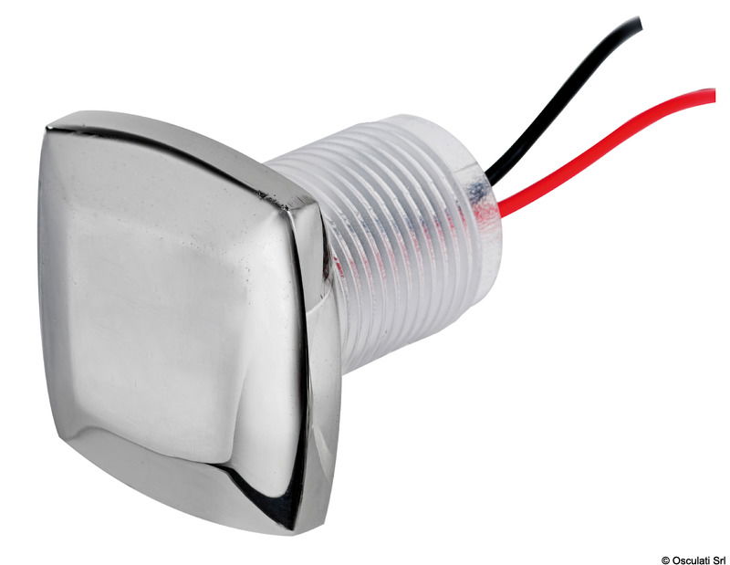 Corpo tecnopolimero, cover in acciaio Inox AISI 316 lucidato a specchio