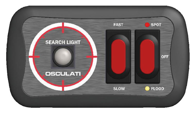 Carcassa: inox lucidato a specchio. Completamente stagni. Rotazione 350° orizzontale e 55° verticale.Due velocità. Lampadina alogena doppio filamento (spot + flood) da 100 W + 90 W tipo H4. I fari sono collegabili a 3 tipi di comando optional che possono essere indipendenti o sommati per creare la configurazione desiderata:1) Comando da plancia con joystick (da collegare via cavo telefonico al faro) cavo incluso da 4,5 m. Optional da 10 m.2) Comando da plancia wireless (è sufficiente portare l’alimentazione al faro).3) Radiocomando classico fornito con staffa per fissaggio alla plancia.