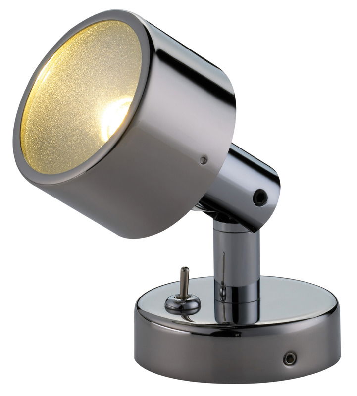 Corpo in ottone tornito, lente in vetro satinato.