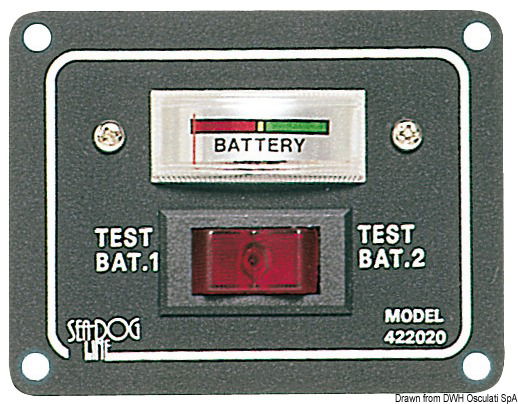 2-battery panel with tester analog