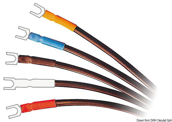 Ottimali per isolare capicorda elettrici oppure per rifinire le impiombature sulle cime. Rapporto di restringimento massimo 2:1.