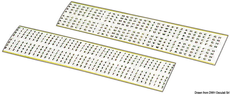Per identificare cavi elettrici (identificazione obbligatoria vedi ISO 10133 punto 7.8).