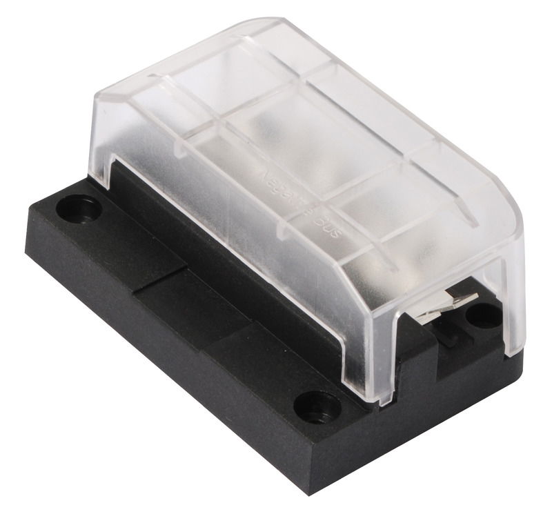 Accettano fusibili lamellari standard (ATP - ATO - ATC). Complete di LED di controllo su ogni fusibile. Voltaggio 12/24 V. Carico max cumulativo 100 A. Carico max singolo fusibile 20 A. Kit etichette adesive con varie scritte incluso nella confezione. Utilizzando i moduli base 1 e 2 è possibile comporre le combinazioni illustrate ed altre ancora. L'unico limite è il carico totale max dei portafusibili di 100 A.