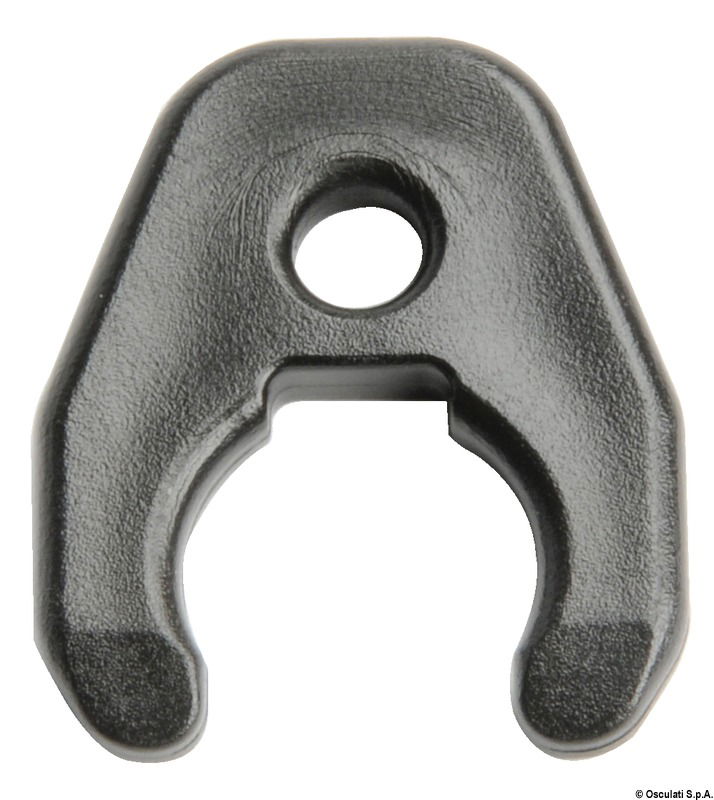 Con laccio estraibile e moschettone.