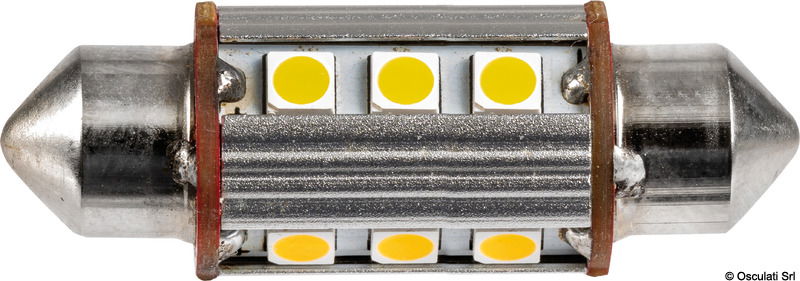 Provviste di LED con irraggiamento totale sui 360°.