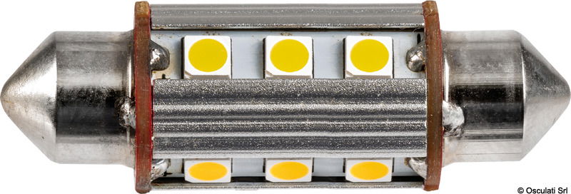 Provviste di LED con irraggiamento totale sui 360°.