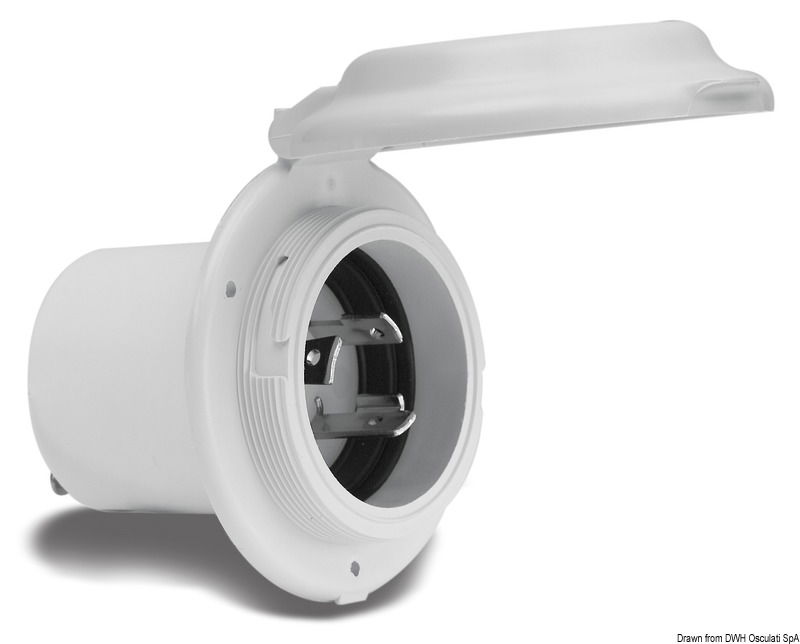 Completamente a tenuta stagna. Fabbricate in termopolimero caricato vetro ad alta resistenza, contatti in ottone nichelato.