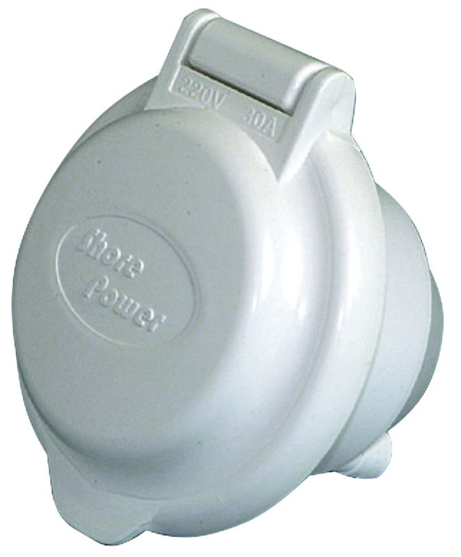 Presa con corpo in Luran resistente UV, copertura posteriore protezione cavi, contatti in ottone argentato. Spina in policarbonato + Moplen con sistema blocca cavo e contatti in ottone argentato. Cappuccio proteggi spina in PVC con ghiera a rotazione rapida in Luran resistente UV. Voltaggio 220/110. Amperaggio max 30 A.