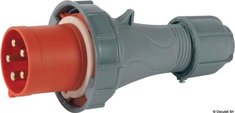 A norme CE. Corpo in policarbonato stabilizzato contro raggi UV entrata con passafilo e fermacavo integrato. Adatte per attacco banchina.Stagna fino a 1 m in acqua.