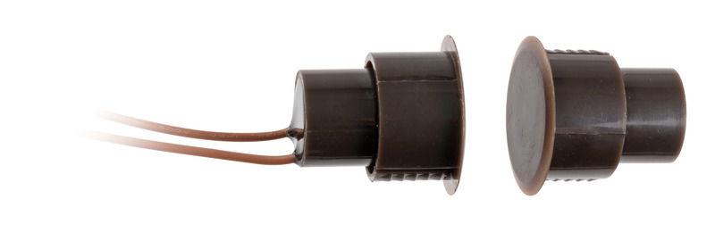 Interruttori magnetici di sicurezza di facile installazione, interrompono il flusso di corrente nel momento in cui le due parti entrano in contatto. Apre il circuito a 15mm di distanza.Ideali per: wet bar con cucine elettriche; plancette idrauliche/elettriche; fine corsa per tavoli elettrici.