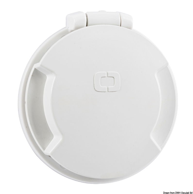 Presa e spina nautica per cavo elettrico banchina da 32A - 220V. Realizzati in PA6, dotata di contatti ad alta resa energetica e tappo di chiusura IP67. La spina è disegnata per garantire una impugnatura ergonomica e la ghiera rotante permette di assicurarla saldamente alla presa in barca con una chiusura stagna IP67, mentre il tappo in gomma garantisce una tenuta IP44 quando non è collegata. Il design pulito e le ridotte dimensioni permettono di poter installare comodamente la presa in qualsiasi punto del pozzetto. Conforme agli standard europei di sicurezza IEC 60309-5.