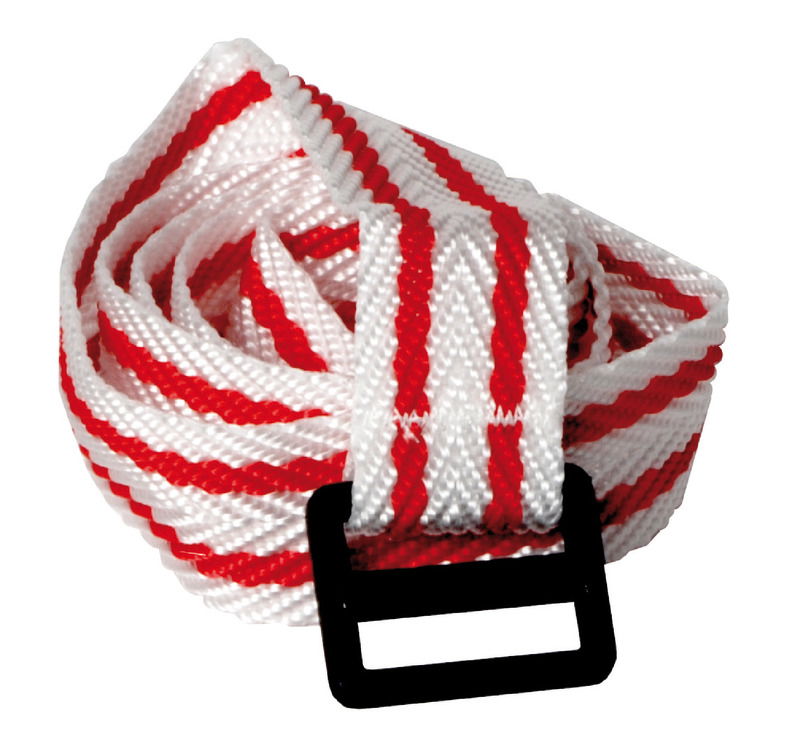 Con cinghie e ponticelli di fissaggio.