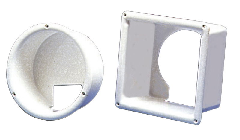 Vani ad incasso per alloggiare a filo paratia i vani per staccabatteria e deviatori batteria.