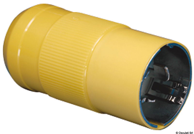 Completamente a tenuta stagna. Fabbricate in termopolimero caricato vetro ad alta resistenza, contatti in ottone nichelato.