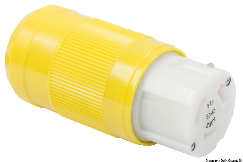 Completamente a tenuta stagna. Fabbricate in termopolimero caricato vetro ad alta resistenza, contatti in ottone nichelato.