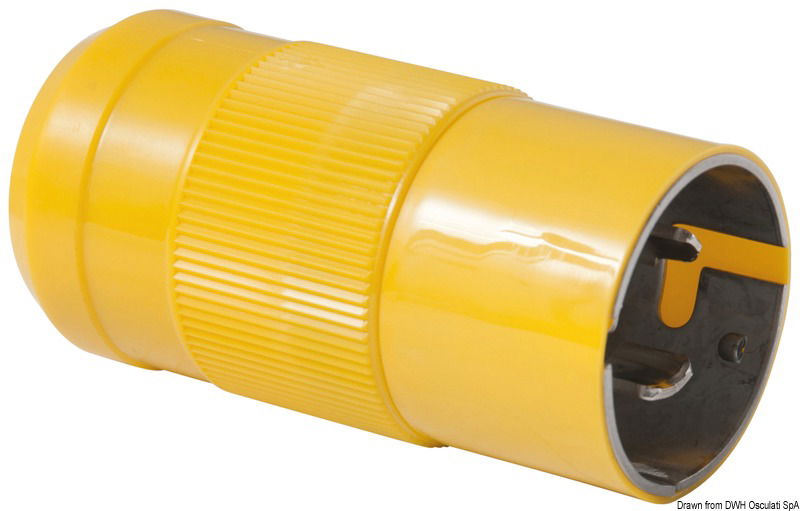 Completamente a tenuta stagna. Fabbricate in termopolimero caricato vetro ad alta resistenza, contatti in ottone nichelato.