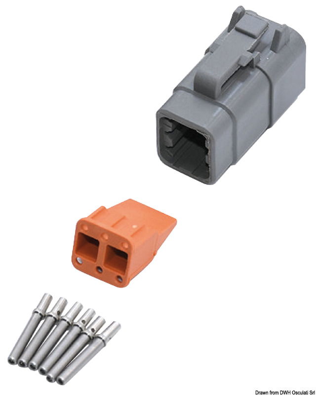 Collega i banchi batterie (avviamento + servizi) quando è in funzione alternatore/caricabatterie e scollega i banchi quando cessa il sistema di ricarica.Supporta alti carichi di corrente (es. inverter potenti).Possibilità di collegare i banchi batteria in caso di emergenza, con un semplice comando tramite interruttore.Bassissimo consumo in ON/OFF dovuto al sistema bistabile.Soddisfa ISO 8846/SAEJ1171.Connettore Deutsch 6 poli DTM maschio.