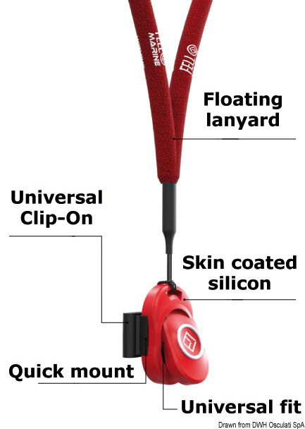 Un efficace sistema di sicurezza che spegne automaticamente il motore appena il trasmettitore (xFOB) si trova immerso oltre 10 cm oppure a più di 12 m dal ricevitore (xHUB). Il kit base è composto da un ricevitore da montare in plancia (xHUB) e da un trasmettitore portatile (xFOB) per il guidatore. Ulteriori 3 trasmettitori (totale 4) possono essere collegati al ricevitore e agire da sistema di sicurezza per bambini o animali presenti a bordo.Per accendere il motore, basterà cliccare sul xFOB e poi avviare normalmente.Nel caso in cui xFOB non sia presente a bordo o scarico si potrà accendere ugualmente il motore tramite l’xHUB. Dopo 6 secondi dall’attivazione del MOB sarà possibile riaccendere il motore. Se l’xHUB non è connesso ad un motore lancerà comunque un allarme sonoro in caso di caduta in mare. L’xFOB può essere indossato tramite gli accessori:- braccialetto in silicone (xBAND);- clip di fissaggio su giubbini salvagente o cintura (xTAG);- cinghietto da appendere al collo (xTAG). Funziona con tutti i modelli di motore. Universale 12/24V. La batteria CR2032 dell’xFOB ha una durata di 300 h e può essere facilmente sostituita.