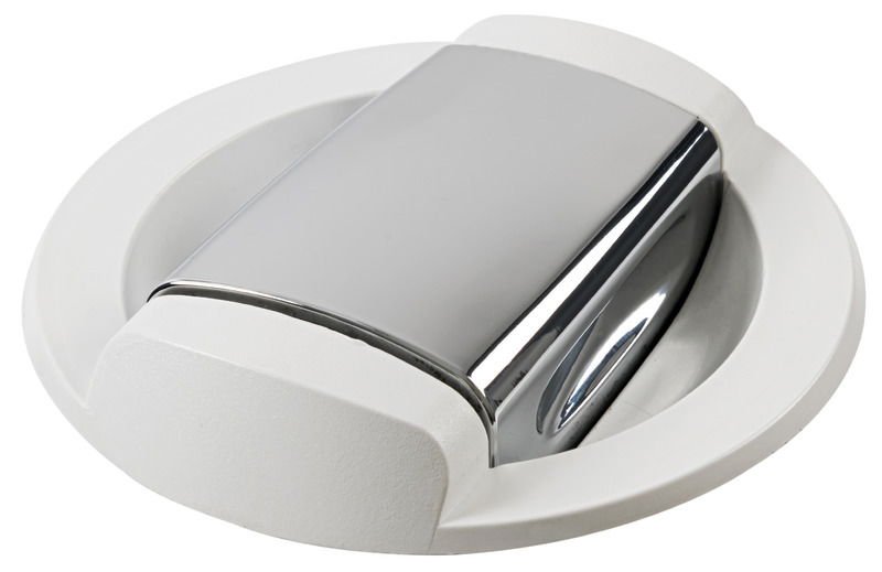 Doccia Saturn solo fredda, estetica flat , a scomparsa, installazione orizzontale o verticale.Vano doccia provvisto di una guarnizione antivibrante.Regolazione del flusso d’acqua tramite bottone push lock che consente di bloccare il getto d’acqua.