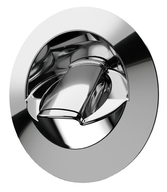 Doccia Saturn solo fredda, estetica flat , a scomparsa, installazione orizzontale o verticale.Vano doccia provvisto di una guarnizione antivibrante.Regolazione del flusso d’acqua tramite bottone push lock che consente di bloccare il getto d’acqua.