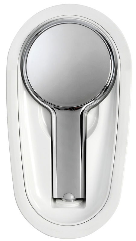 Box doccia deluxe per imbarcazioni di pregio. Dotato di una grande doccia “Bossini” con getto regolabile e miscelatore acqua calda e fredda. Vano in ASA resistente ai raggi UV. L’estrazione della doccia è immediata ed il soffione funziona da copertura. L’assenza di sportello facilita l’utilizzo all’utente ed evita il possibile incastro con il tubo in utilizzo e la rottura dello stesso.