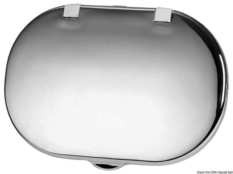 Oval neutral door chromed