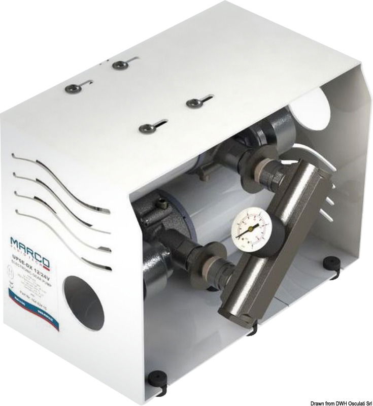 Versione "doppia" con due pompe a controllo elettronico, che lavorano in parallelo.Se una pompa si guasta, il servizio idrico non viene interrotto grazie alla presenza della seconda pompa.Velocità motore in relazione alla portata richiesta. Consumi e rumorosità ridotti.Eliminano il vaso di espansione.Autoprotette contro sovraccarichi di tensione e funzione blocco per “fine acqua”.Lo stato di esercizio della pompa è monitorabile attraverso 2 led luminosi.