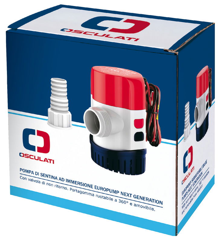 Certificate CE in ottemperanza alla direttiva ISO 8846/8849.Compatta, con sensore automatico Electronic timer sensing per testare la presenza di acqua ogni 2,5 minuti per 0,5 secondi.Portagomma ruotabile a 360° ed amovibile.Completa di valvola di non ritorno Back flow per evitare il ritorno dell'acqua.