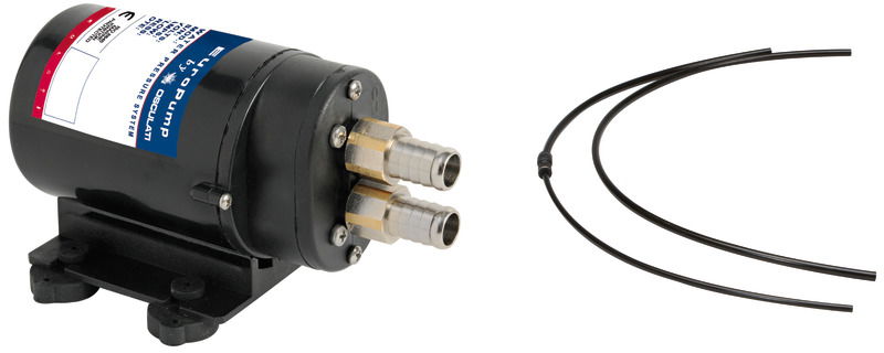 L'aspirazione dell'olio avviene attraverso il foro dell'asta di livello. Completa di portagomma 14 mm.