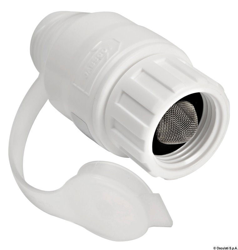 Limita e livella la pressione della rete idrica dalla banchina a 3,1 bar, onde non danneggiare autoclavi e tubazioni.