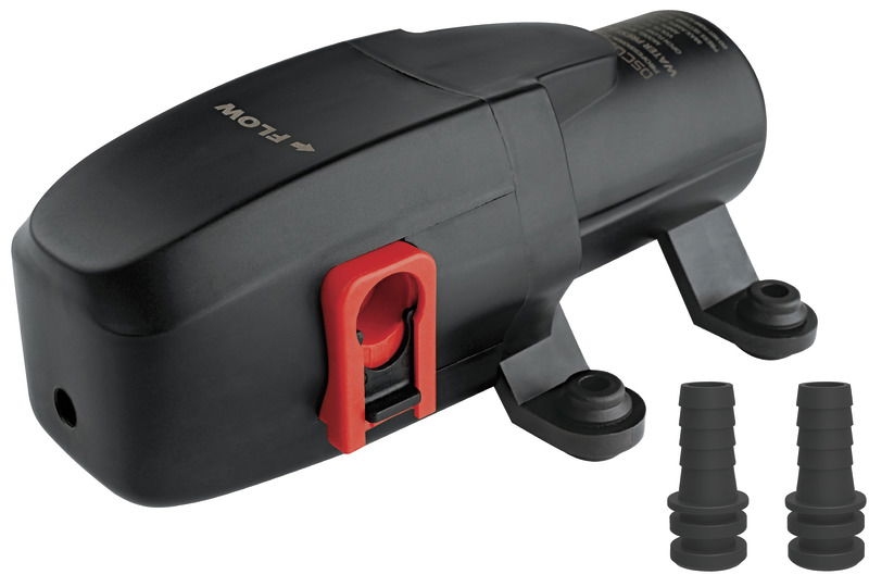 Può servire due utenze. Protezione contro i sovraccarichi. Può girare a secco senza rovinarsi. Waterproof IP54. Autoaspirante fino a 1,5 m. Sistema by-pass che riduce le pulsazioni.