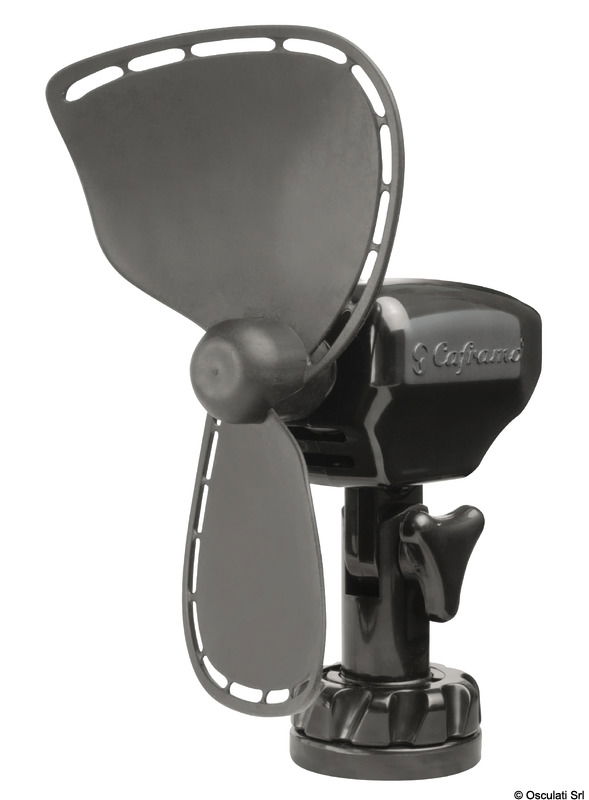 Estremamente compatto, non ha bisogno di protezione grazie alla ventola in PE. Particolarmente adatto vicino alla console di guida in quanto ha un motore protetto per non dare interferenze elettriche.