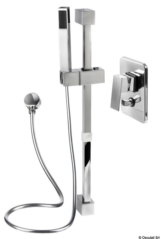 Rubinetto serie Square, miscelatore ceramico. Fabbricati in ottone cromato con cartuccia in ceramica.