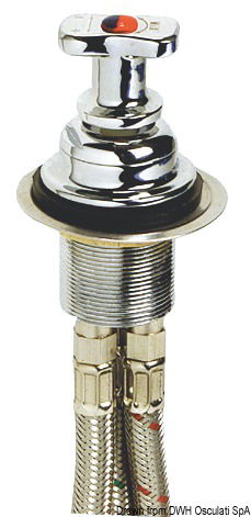 Ideale per docce interno/esterno, completi di 3 tubi inferiori di collegamento in calza acciaio inox.