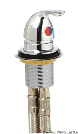 Ideale per docce interno/esterno, completi di 3 tubi inferiori di collegamento in calza acciaio inox.