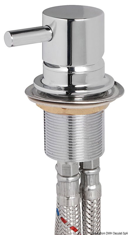 Ideale per docce interno/esterno, completi di 3 tubi inferiori di collegamento in calza acciaio inox.