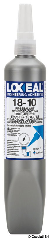 Il Loxeal 18-10 è un sigillante anaerobico a bassa resistenza, formulato con PTFE, progettato per garantire una tenuta affidabile su giunzioni filettate metallo/metallo o metallo/plastica. Ideale per applicazioni come prese a mare e valvole a sfera, efficace come sigillante per gas, GPL, aria compressa, oli, carburanti, fluidi industriali e acqua potabile. Il prodotto indurito forma un film elastico che resiste a vibrazioni, urti e sbalzi termici, mantenendo nel tempo le proprietà sigillanti. Sostituisce nastri di P.T.F.E. e canapa.•