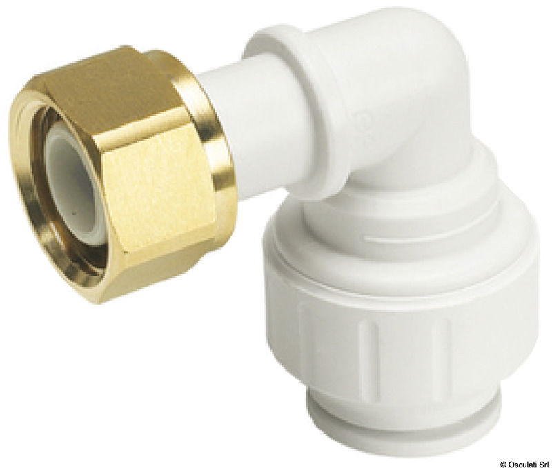 La gamma Speedfit a innesto rapido di John Guest utilizza la tecnologia data dall’azione combinata della pinzetta e della guarnizione.La pinzetta con denti in acciaio inox che aggraffa il tubo e l’O-Ring forniscono così una tenuta ermetica.