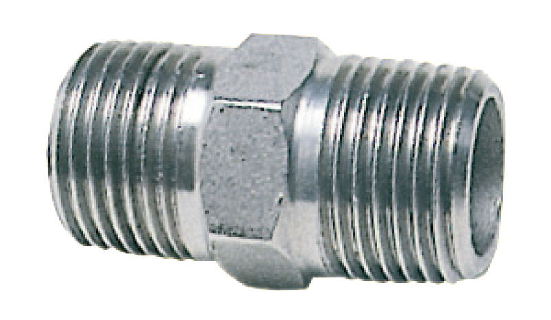 SS double pipe nipple 1/2"