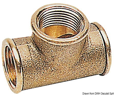 Brass T joint 3"