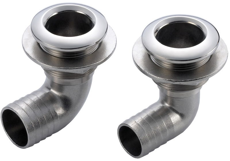 Completi con anello di collegamento di massa. Lucidati a specchio.