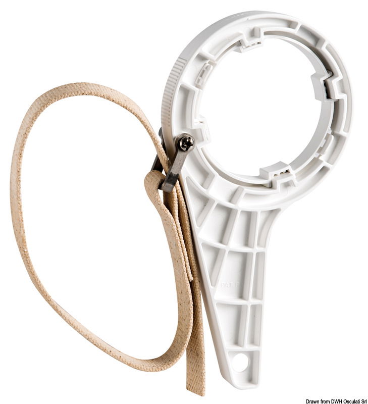 Può essere utilizzata sia per i filtri carburante che olio. Permette anche di avvitare/svitare le vaschette trasparenti o in lega leggera dei filtri separatori acqua/carburante.