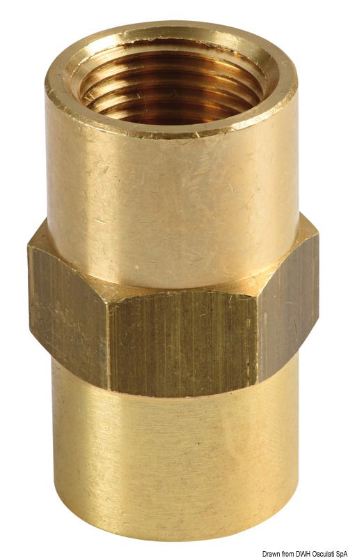 Female-female fitting for hose adaptor